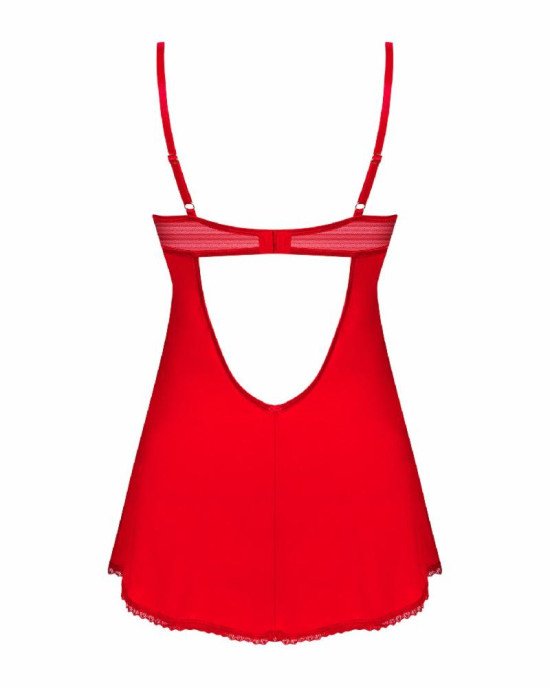 Пеньюар Obsessive Ingridia chemise & thong M/L Пеньюар Obsessive Ingridia chemise & thong M/L