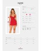 Пеньюар Obsessive Ingridia chemise & thong M/L Пеньюар Obsessive Ingridia chemise & thong M/L