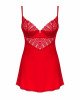 Пеньюар Obsessive Ingridia chemise & thong XL/2XL