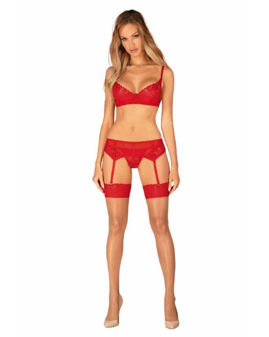 Панчохи Obsessive Ingridia stockings XL/2XL Панчохи Obsessive Ingridia stockings XL/2XL