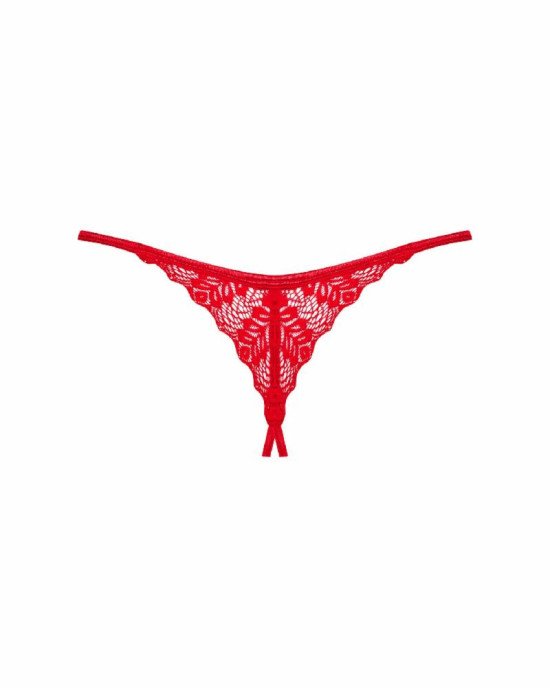Трусики Obsessive Ingridia crotchless thong XS/S Трусики Obsessive Ingridia crotchless thong XS/S