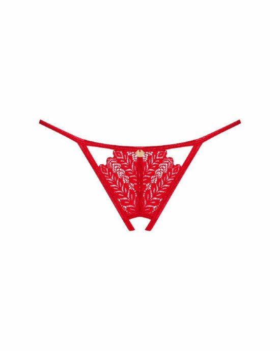 Трусики Obsessive Ingridia crotchless thong XL/2XL Трусики Obsessive Ingridia crotchless thong XL/2XL