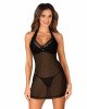 Пеньюар Obsessive Medilla chemise & thong XL/2XL Пеньюар Obsessive Medilla chemise & thong XL/2XL
