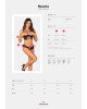 Комплект Obsessive Roxelia 2-pcs crotchless set XS/S Комплект Obsessive Roxelia 2-pcs crotchless set XS/S