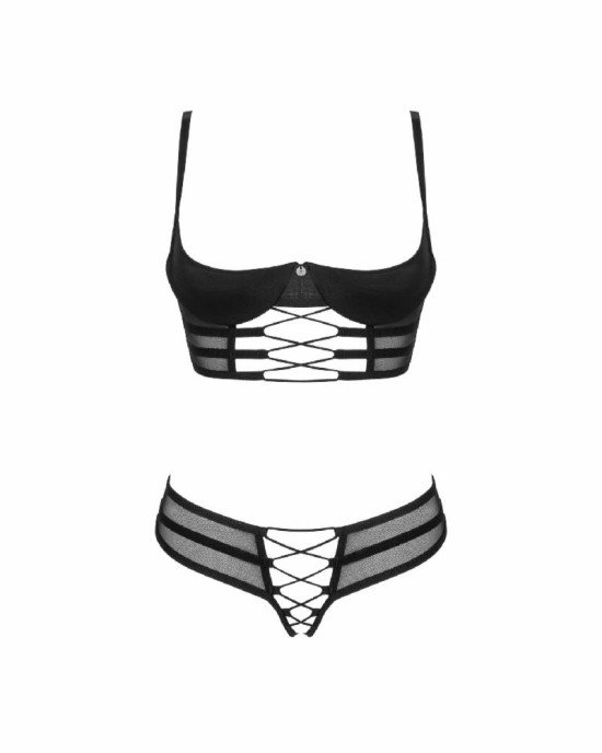 Комплект Obsessive Roxelia 2-pcs crotchless set XS/S Комплект Obsessive Roxelia 2-pcs crotchless set XS/S