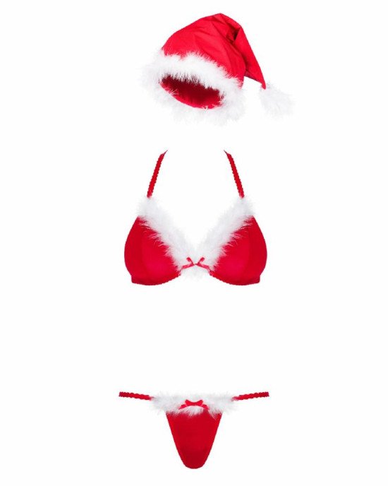 Комплект Obsessive Santastic 3-pcs set L/XL