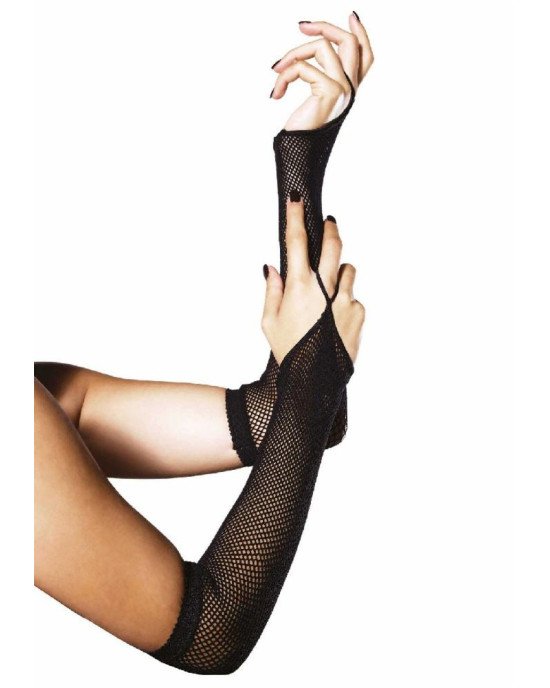 Рукавички Leg Avenue Fishnet Arm Warmers black Рукавички Leg Avenue Fishnet Arm Warmers black