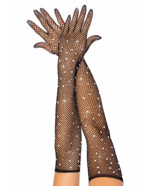 Довгі рукавички Leg Avenue Rhinestone opera length gloves Довгі рукавички Leg Avenue Rhinestone opera length gloves