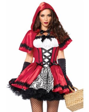 Костюм червоної шапочки Leg Avenue Gothic Red Riding Hood XL