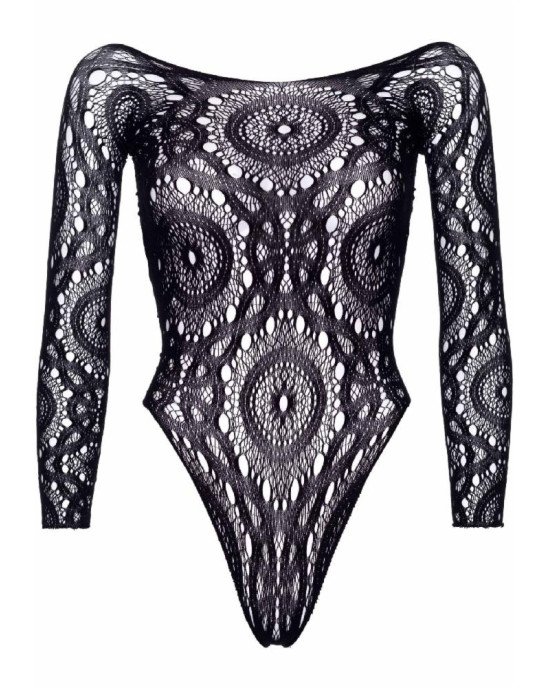 Боді Leg Avenue Snap crotch thong back teddy Black S/M Боді Leg Avenue Snap crotch thong back teddy Black S/M