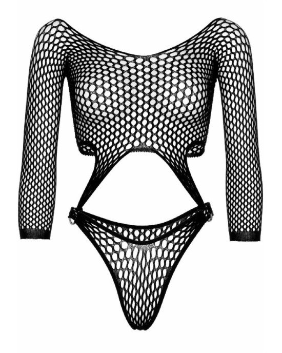 Еротичне боді Leg Avenue Top bodysuit with thong back Black Еротичне боді Leg Avenue Top bodysuit with thong back Black