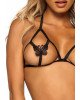 Комплект Leg Avenue Open cup bra and pearl panty Black Комплект Leg Avenue Open cup bra and pearl panty Black