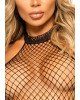 Бодістокінг Leg Avenue Racer neck bodystocking Black Бодістокінг Leg Avenue Racer neck bodystocking Black