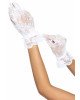 Рукавички Leg Avenue Floral lace wristlength gloves White Рукавички Leg Avenue Floral lace wristlength gloves White