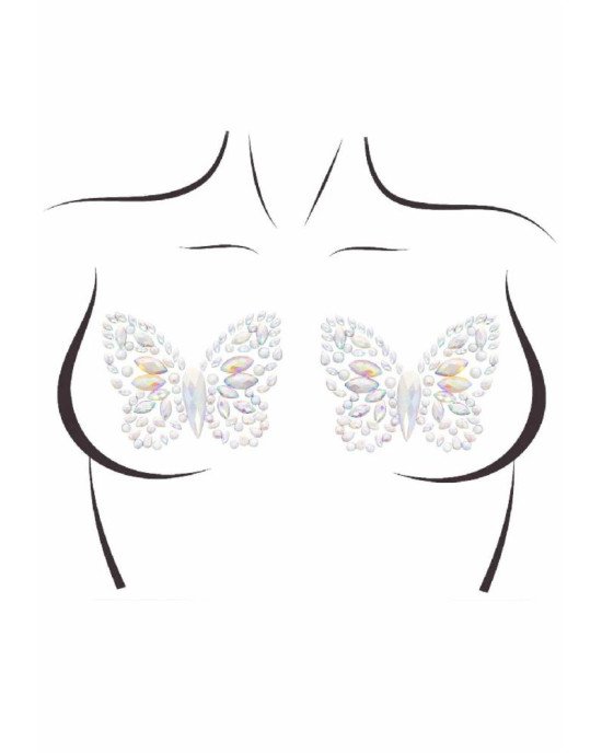 Пестіс з кристалів Leg Avenue Chrysallis nipple sticker Пестіс з кристалів Leg Avenue Chrysallis nipple sticker