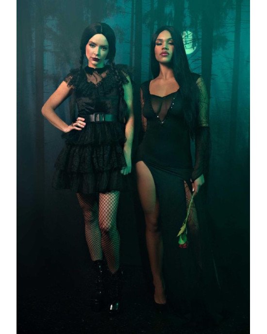 Еротичний костюм Мортіші Аддамс Leg Avenue Sexy Spooky Morticia S