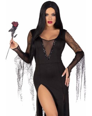 Еротичний костюм Мортіші Аддамс Leg Avenue Sexy Spooky Morticia L