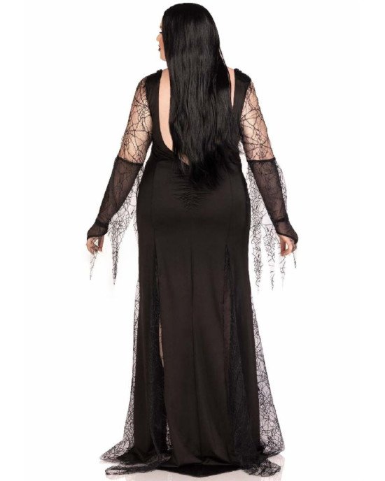 Еротичний костюм Мортіші Аддамс Leg Avenue Sexy Spooky Morticia 1X-2X