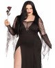 Еротичний костюм Мортіші Аддамс Leg Avenue Sexy Spooky Morticia 1X-2X