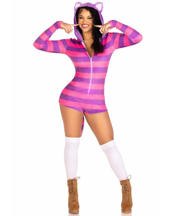 Еротичний костюм кішечки Leg Avenue Comfy Cheshire XS Еротичний костюм кішечки Leg Avenue Comfy Cheshire XS