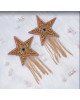Пестис-зірки з бахромою JSY Nipple Sticker RT236112 Gold, стікери Пестис-зірки з бахромою JSY Nipple Sticker RT236112 Gold, стікери