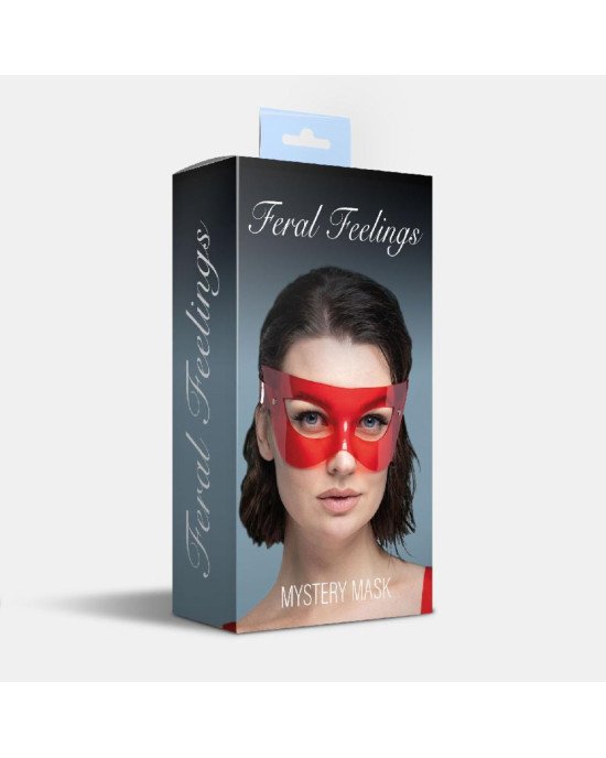 Маска Feral Feelings - Mysrery Mask Red Trannsparent Маска Feral Feelings - Mysrery Mask Red Trannsparent