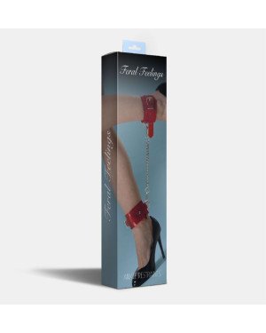 Поножи Feral Feelings - Ankle Restraints Red Trasparent Поножи Feral Feelings - Ankle Restraints Red Trasparent