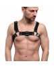 Чоловіча портупея на груди Feral Feelings - Bulldog Harness Black Чоловіча портупея на груди Feral Feelings - Bulldog Harness Black