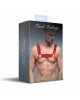 Чоловіча портупея на груди Feral Feelings - Bulldog Harness Red Чоловіча портупея на груди Feral Feelings - Bulldog Harness Red