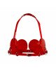 Ліф Серце Feral Feelings - Hearts Bra Red Trasparent Ліф Серце Feral Feelings - Hearts Bra Red Trasparent