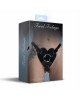 Трусики Серце для страпону Feral Feelings - Hearts Strap-on Belt Black Трусики Серце для страпону Feral Feelings - Hearts Strap-on Belt Black