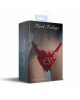 Трусики Серце для страпону Feral Feelings - Hearts Strap-on Belt Red Trasparent Трусики Серце для страпону Feral Feelings - Hearts Strap-on Belt Red Trasparent
