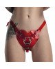 Трусики Серце для страпону Feral Feelings - Hearts Strap-on Belt Red Trasparent Трусики Серце для страпону Feral Feelings - Hearts Strap-on Belt Red Trasparent