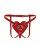 Трусики Серце для страпону Feral Feelings - Hearts Strap-on Belt Red Трусики Серце для страпону Feral Feelings - Hearts Strap-on Belt Red