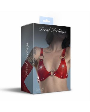 Ліф класичний Feral Feelings - Bikini Top Red Trasparent Ліф класичний Feral Feelings - Bikini Top Red Trasparent