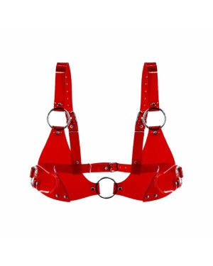 Ліф класичний Feral Feelings - Bikini Top Red Trasparent