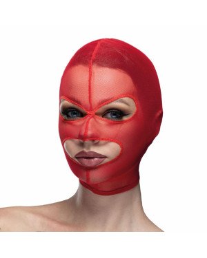 Маска сітка з відкритим ротом та очима Feral Feelings - Mask Red