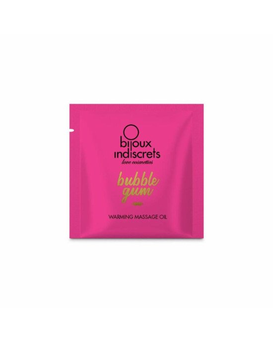 Пробник масажної олії Bijoux Indiscrets Light my Fire – Strawberry Bubblegum