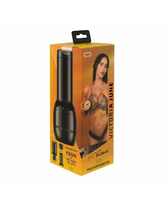 Мастурбатор Kiiroo Feel Victoria June Mouth Stroker PBC сумісний з PowerBlow та Keon Мастурбатор Kiiroo Feel Victoria June Mouth Stroker PBC сумісний з PowerBlow та Keon