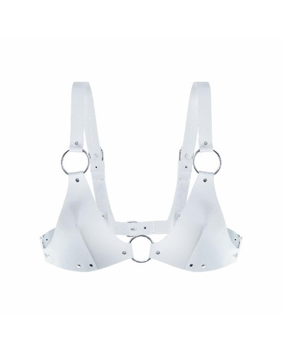 Ліф з натуральної шкіри Feral Feelings - Bikini Top White Ліф з натуральної шкіри Feral Feelings - Bikini Top White