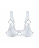 Ліф з натуральної шкіри Feral Feelings - Bikini Top White Ліф з натуральної шкіри Feral Feelings - Bikini Top White