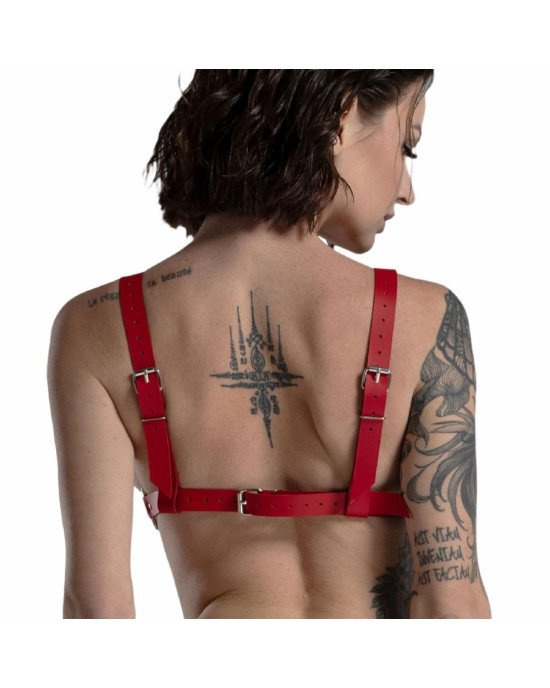 Ліф з натуральної шкіри Feral Feelings - Bikini Top Red Ліф з натуральної шкіри Feral Feelings - Bikini Top Red