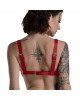 Ліф з натуральної шкіри Feral Feelings - Bikini Top Red Ліф з натуральної шкіри Feral Feelings - Bikini Top Red