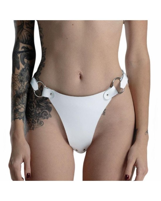 Трусики з натуральної шкіри Feral Feelings - String Bikini White Трусики з натуральної шкіри Feral Feelings - String Bikini White