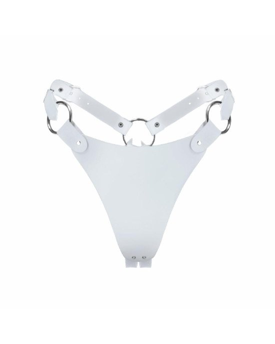 Трусики з натуральної шкіри Feral Feelings - String Bikini White Трусики з натуральної шкіри Feral Feelings - String Bikini White
