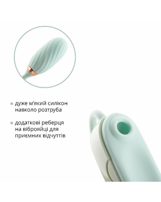 Вакуумний кліторальний стимулятор Otouch Louis Vibrate Teal з вібрацією Вакуумний кліторальний стимулятор Otouch Louis Vibrate Teal з вібрацією