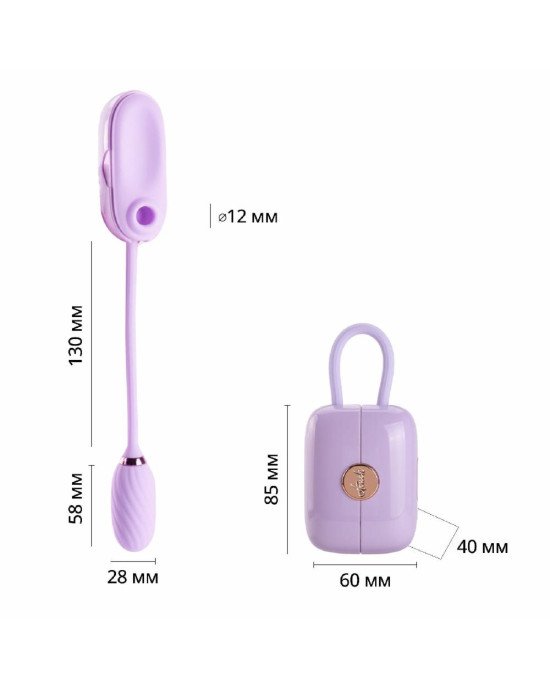 Вакуумний кліторальний стимулятор Otouch Louis Vibrate Purple з вібрацією