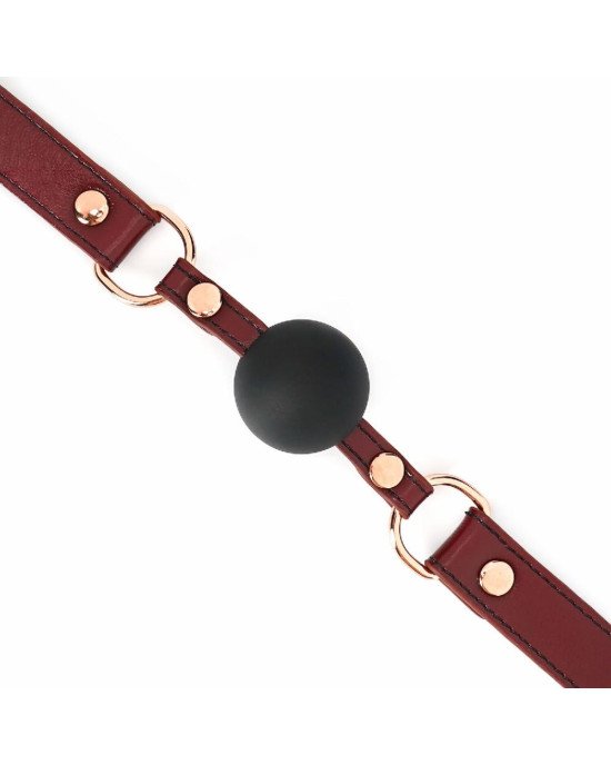 Кляп Liebe Seele Wine Red Ball Gag Кляп Liebe Seele Wine Red Ball Gag