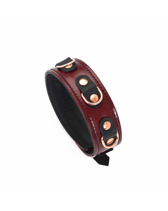 Нашийник з повідцем Liebe Seele Wine Red Collar and Leash Нашийник з повідцем Liebe Seele Wine Red Collar and Leash