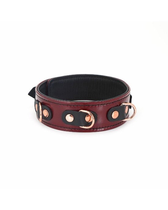 Нашийник з повідцем Liebe Seele Wine Red Collar and Leash Нашийник з повідцем Liebe Seele Wine Red Collar and Leash